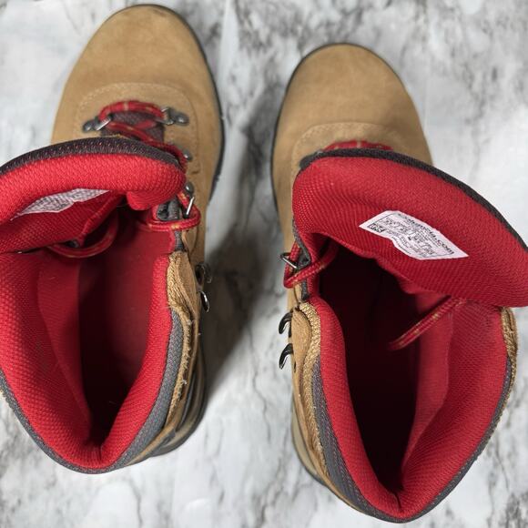 Columbia Newton Ridge Plus Waterproof Amped Hiking Boot Womans 8.5 Tan Lace Up - Picture 5 of 8